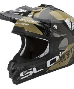 Scorpion Cross Enduro Skorpion VX-15 Air Akra Schwarz Motorradhelm