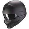CrossOver Street Fight Helm Scorpion Motorrad Exo-COMBAT Evo SOLID Matt Schwarz