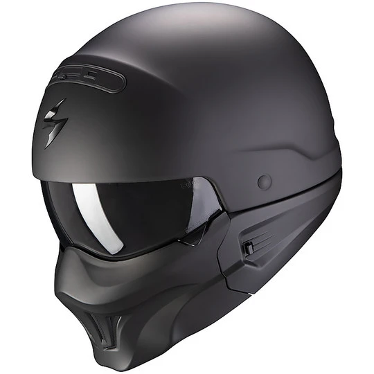 CrossOver Street Fight Helm Scorpion Motorrad Exo-COMBAT Evo SOLID Matt Schwarz 1 CrossOver Street Fight Helm Scorpion Motorrad Exo-COMBAT Evo SOLID Matt Schwarz