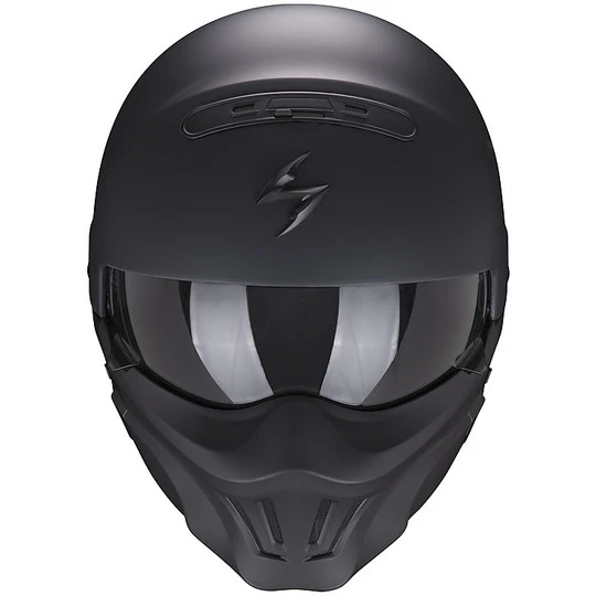 CrossOver Street Fight Helm Scorpion Motorrad Exo-COMBAT Evo SOLID Matt Schwarz 2 CrossOver Street Fight Helm Scorpion Motorrad Exo-COMBAT Evo SOLID Matt Schwarz – Bild 2