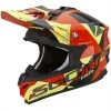 Scorpion Helm Moto Cross Enduro Skorpion VX-15 Air Akra Weiß Orange