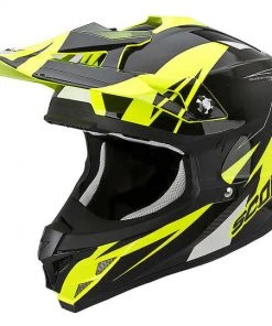 Scorpion Helm Moto Cross Enduro Skorpion VX-15 Air Krush Gelb Fluo