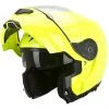 Helm Moto Modular Scorpion Exo-3000 Air Festes Gelbes Neon