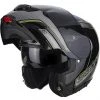 Helm Moto Modular Scorpion Exo-3000 Air Schlendern Schwarz, Grau, Gelb Neon