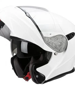 Helm Moto Modular Scorpion Exo-920 Mono Fest Weiß