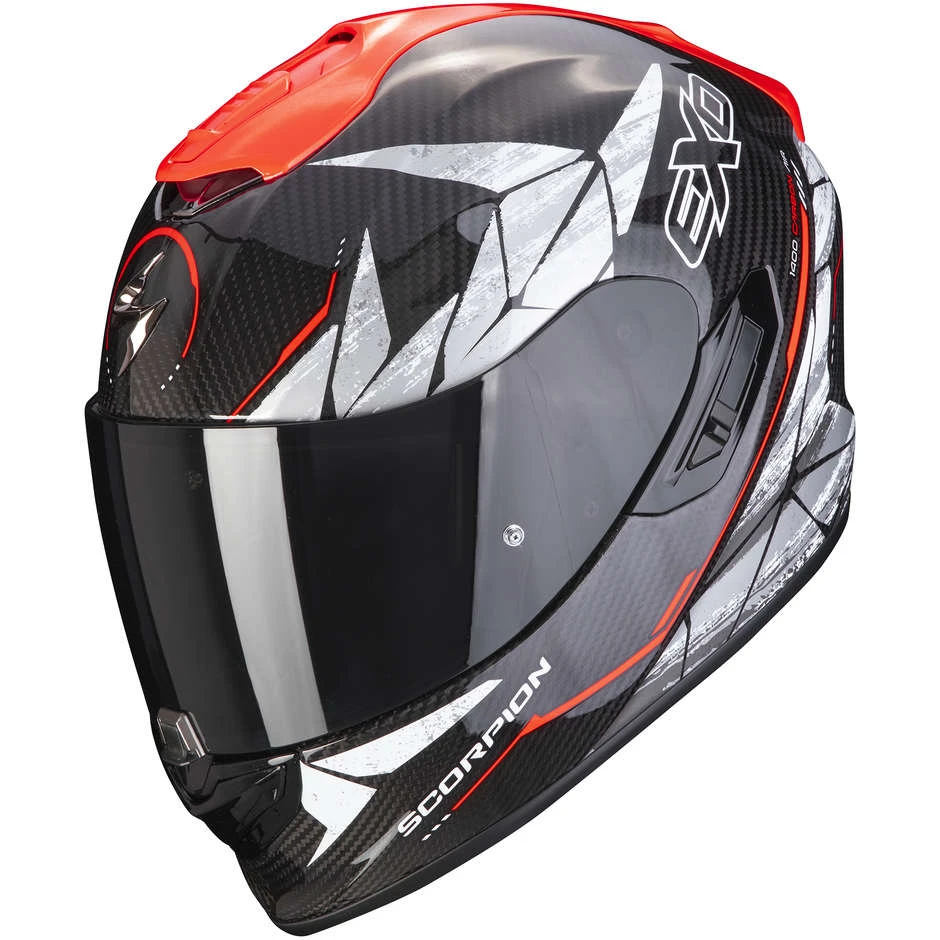 Integral Motorradhelm Scorpion EXO-1400 CARBON AIR ARANEA Schwarz Rot Fluo 1 Integral Motorradhelm Scorpion EXO-1400 CARBON AIR ARANEA Schwarz Rot Fluo