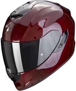 Integral Motorradhelm Scorpion EXO-1400 CARBON AIR SOLID Rot