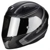 Integral Motorradhelm Scorpion Exo-2000 Carbon Weiß Schwarz Grau