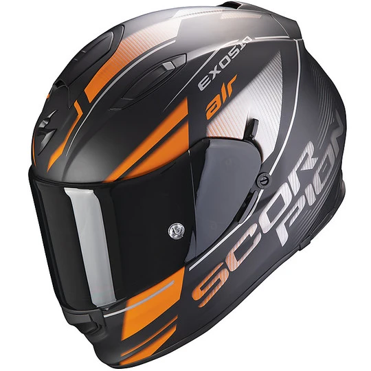 Integral Motorradhelm Scorpion EXO 510 Air FERRUM Schwarz Silber Orange Matt 1 Integral Motorradhelm Scorpion EXO 510 Air FERRUM Schwarz Silber Orange Matt