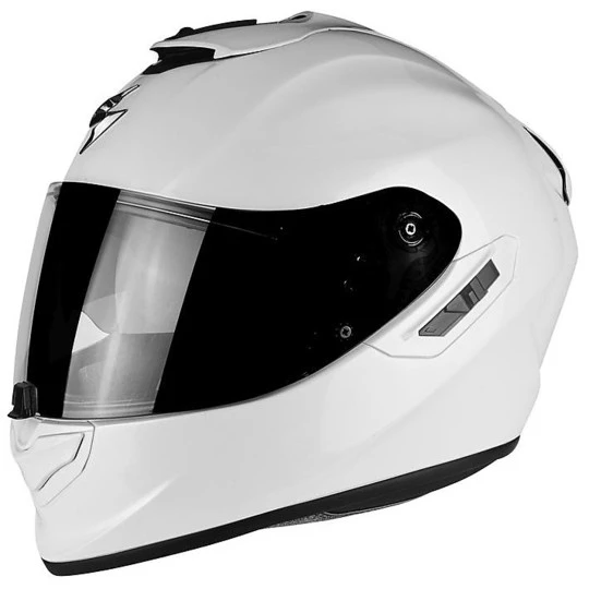 Integralhelm Moto Scorpion Exo-1400 Air Mono Pearl White 1 Integralhelm Moto Scorpion Exo-1400 Air Mono Pearl White