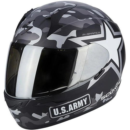 Integralhelm Moto Scorpion Exo-390 Armee-Matt-Schwarz-Silber 1 Integralhelm Moto Scorpion Exo-390 Armee-Matt-Schwarz-Silber
