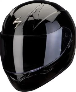Integralhelm Moto Scorpion Exo-390 Solide Mono Gloss Black