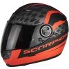 Integralhelm Moto Scorpion Exo-490 Matt Black Neon Genesis Red