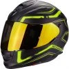 Integralhelm Moto Scorpion Exo-510 Air Radium Matt-Schwarz-Gelb