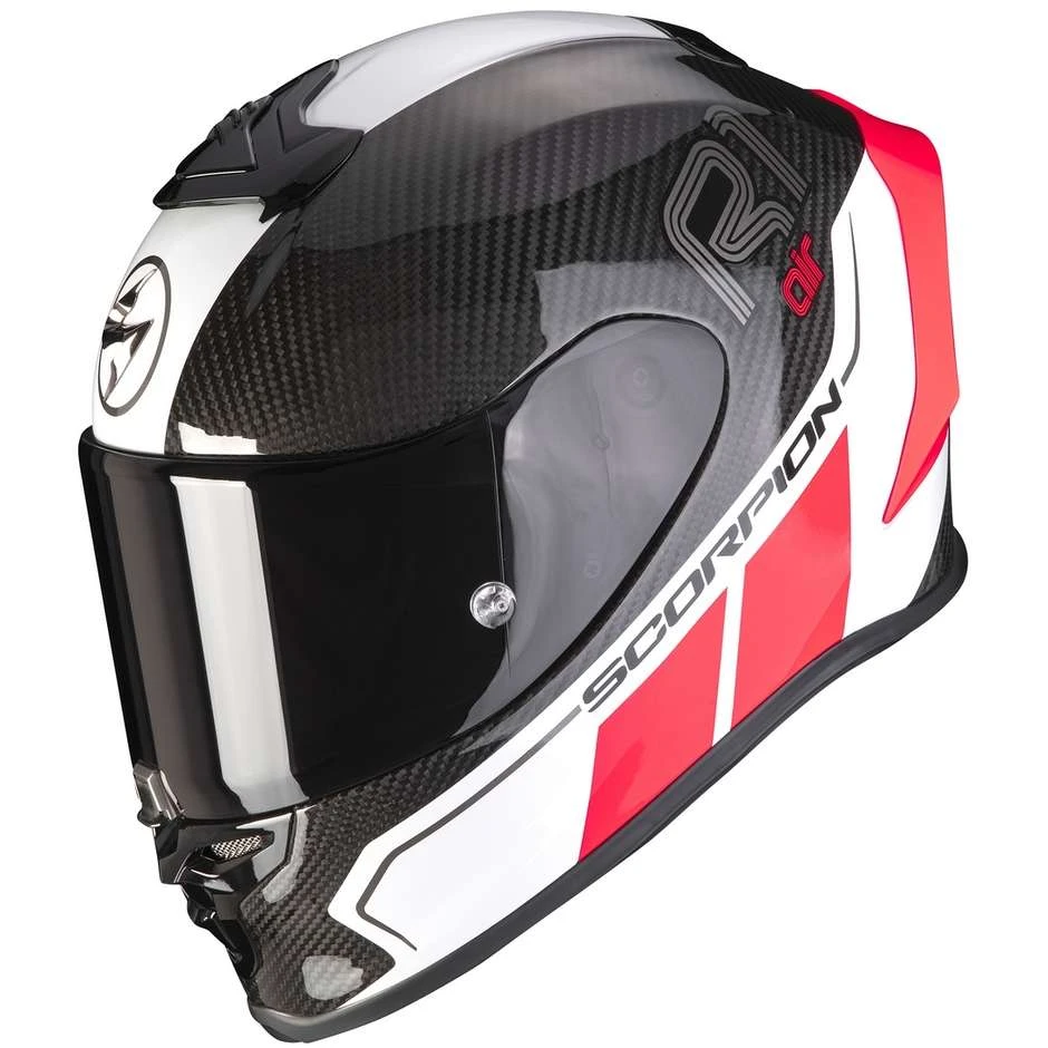 Integrierter Motorradhelm Aus Scorpion Carbon EXO-R1 CARBON CORPUS II Schwarz Rot Fluo 1 Integrierter Motorradhelm Aus Scorpion Carbon EXO-R1 CARBON CORPUS II Schwarz Rot Fluo