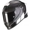 Integrierter Motorradhelm Aus Scorpion Carbon EXO-R1 CARBON CORPUS II Schwarz Weiß