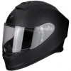 Integrierter Motorradhelm Aus Scorpion Fiber EXO R1 Air Solid Mattschwarz