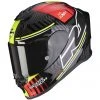 Scorpion Integrierter Motorradhelm Aus Skorpionfaser EXO-R1 LUFTVICTORY Schwarz Silber Rot