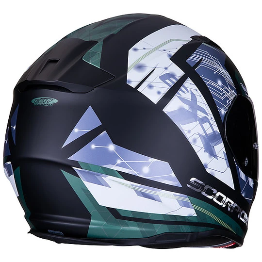 Integrierter Motorradhelm Scorpion EXO 510 Air CLARUS Matt Schwarz Silber 2 Integrierter Motorradhelm Scorpion EXO 510 Air CLARUS Matt Schwarz Silber – Bild 2