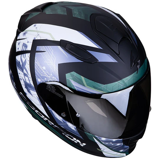 Integrierter Motorradhelm Scorpion EXO 510 Air CLARUS Matt Schwarz Silber 3 Integrierter Motorradhelm Scorpion EXO 510 Air CLARUS Matt Schwarz Silber – Bild 3