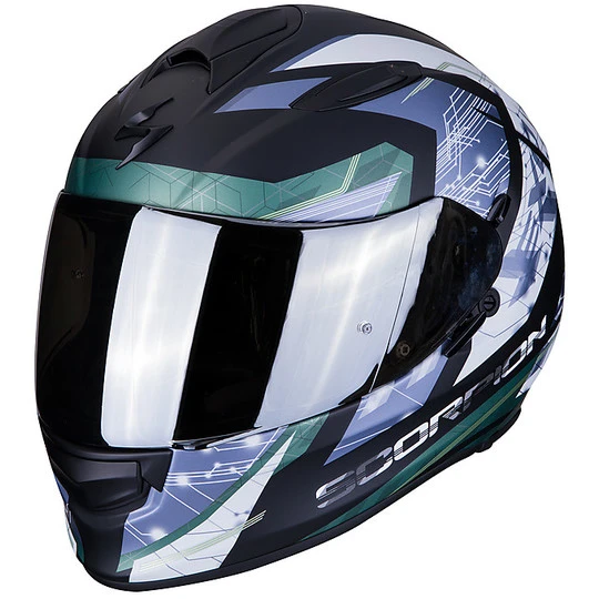 Integrierter Motorradhelm Scorpion EXO 510 Air CLARUS Matt Schwarz Silber 1 Integrierter Motorradhelm Scorpion EXO 510 Air CLARUS Matt Schwarz Silber