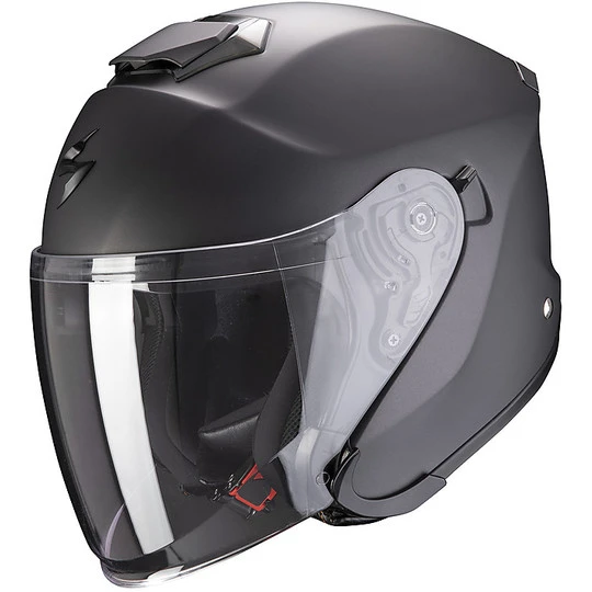 Jet Helm aus Fiberglas Doppelvisier Scorpion EXO-S1 SOLID Matt Black Jet Helm Aus Fiberglas Doppelvisier Scorpion EXO-S1 SOLID Matt Black -Outlet SCORPION Store jet helm aus fiberglas doppelvisier scorpion exo s1 solid matt black 84142