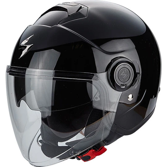 Jet Moto Helm Scorpion Exo-City Fest Gloss Black 1 Jet Moto Helm Scorpion Exo-City Fest Gloss Black