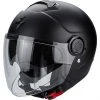 Jet Moto Helm Scorpion Exo-City Solid Black Matt