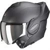 Modularer Motorradhelm Aus Scorpion Carbon EXO-TECH CARBON SOLID Mattschwarz
