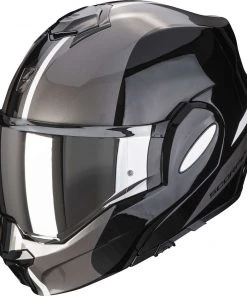 Modularer Motorradhelm Scorpion EXO-TECH FORZA Schwarz Silber