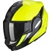 Modularer Motorradhelm Scorpion EXO-TECH PRIMUS Gelb Fluo Schwarz