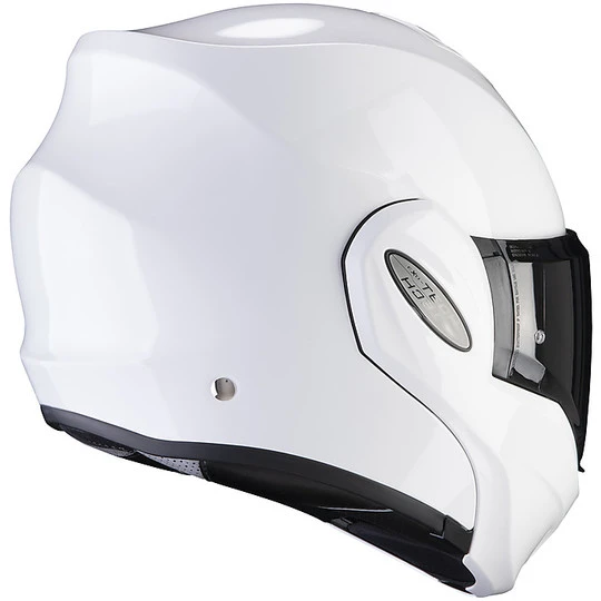 Modularer Motorradhelm Scorpion EXO TECH SOLID Glossy White 3 Modularer Motorradhelm Scorpion EXO TECH SOLID Glossy White – Bild 3