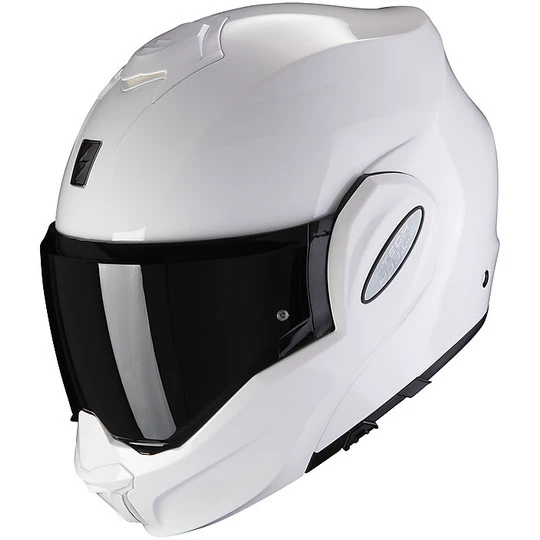 Modularer Motorradhelm Scorpion EXO TECH SOLID Glossy White 4 Modularer Motorradhelm Scorpion EXO TECH SOLID Glossy White – Bild 4