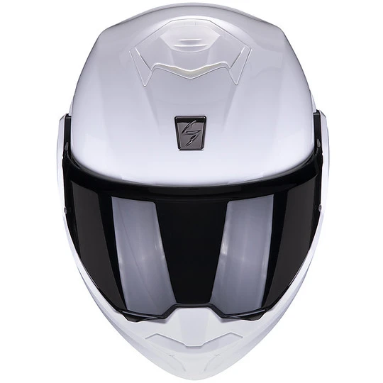 Modularer Motorradhelm Scorpion EXO TECH SOLID Glossy White 5 Modularer Motorradhelm Scorpion EXO TECH SOLID Glossy White – Bild 5