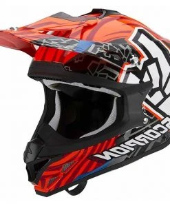 Moto Cross Enduro Helm Scorpion VX-15 Air EVO Rok Bagoros Neon Orange