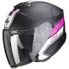 Scorpion Moto Jet Helm Aus Skorpionfaser EXO-S1 CROSS-VILLE Matt Schwarz Pink