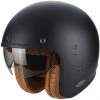 Motorrad-Sturzhelm Jet Individuelle Scorpion Belfast Luxe Opaque Schwarz
