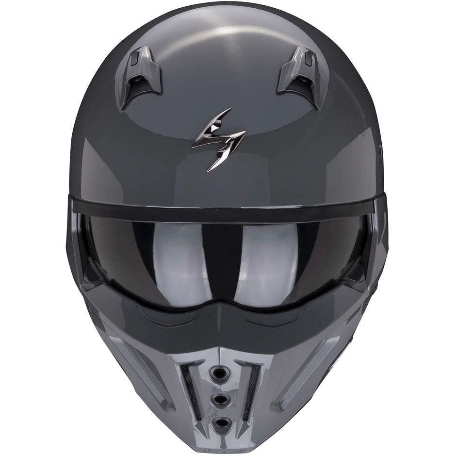 Motorradhelm Jet Scorpion COVERT-X SOLID Grey Cement 2 Motorradhelm Jet Scorpion COVERT-X SOLID Grey Cement – Bild 2