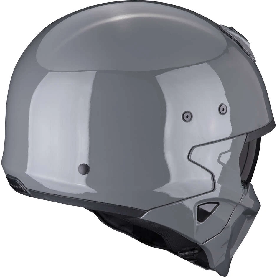 Motorradhelm Jet Scorpion COVERT-X SOLID Grey Cement 3 Motorradhelm Jet Scorpion COVERT-X SOLID Grey Cement – Bild 3
