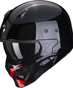 Motorradhelm Jet Scorpion COVERT-X TANKER Schwarz Rot