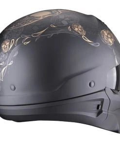 Motorradhelm Jet Scorpion EXO-COMBAT EVO Kalavera Matt Schwarz Gold -Outlet SCORPION Store motorradhelm jet scorpion exo combat evo kalavera matt schwarz gold 139187