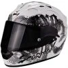 Scorpion Exo-1200 Air Tenebris Integral Motorradhelm Weiß Schwarz