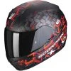 Scorpion EXO-390 CUBE Integral Motorradhelm Matt Schwarz Rot