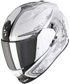 Scorpion EXO-491 RUN Integral Motorradhelm Weiß Schwarz