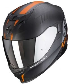 Scorpion EXO-520 AIR LATEN Integrierter Motorradhelm Mattschwarz Orange