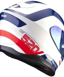 Scorpion EXO-520 AIR LEMANS Integrierter Motorradhelm Weiß Blau Rot -Outlet SCORPION Store scorpion exo 520 air lemans integrierter motorradhelm weiss blau rot 116153