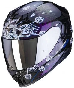 Scorpion EXO-520 AIR TINA Integrierter Motorradhelm Schwarzes Chamäleon