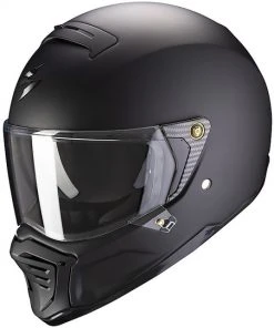Scorpion Fiberglas Integralhelm Exo-HX1 SOLID Matt Black