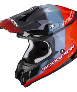 Scorpion VX-16 AIR GEM Schwarz Rot Motorradhelm