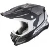 Scorpion VX-22 AIR ATTIS Motorradhelm Matt Schwarz Silber